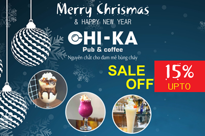 Chào đón  Noel  và Năm mới 2021 cùng Chi-ka Coffe với nhiều chương trình khuyến mại hấp dẫn