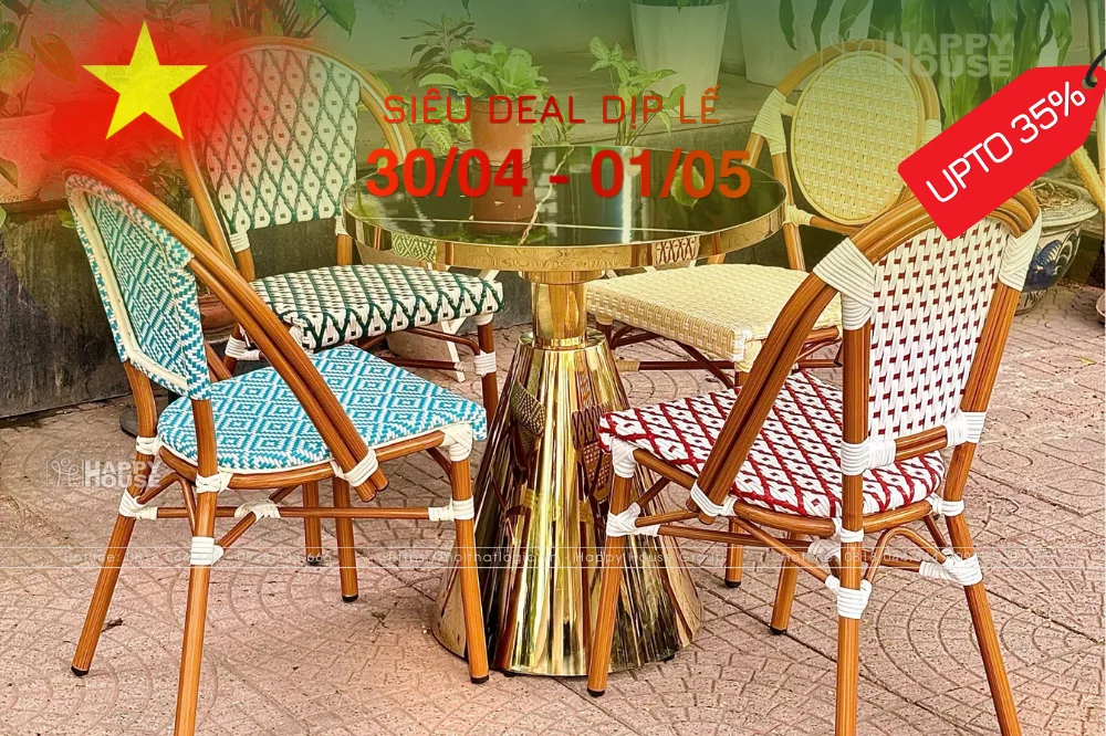 Siêu Deal Đại Lễ 30/04 - 01/05 năm 2026 Tại Nội Thất Logic - Happy House Group