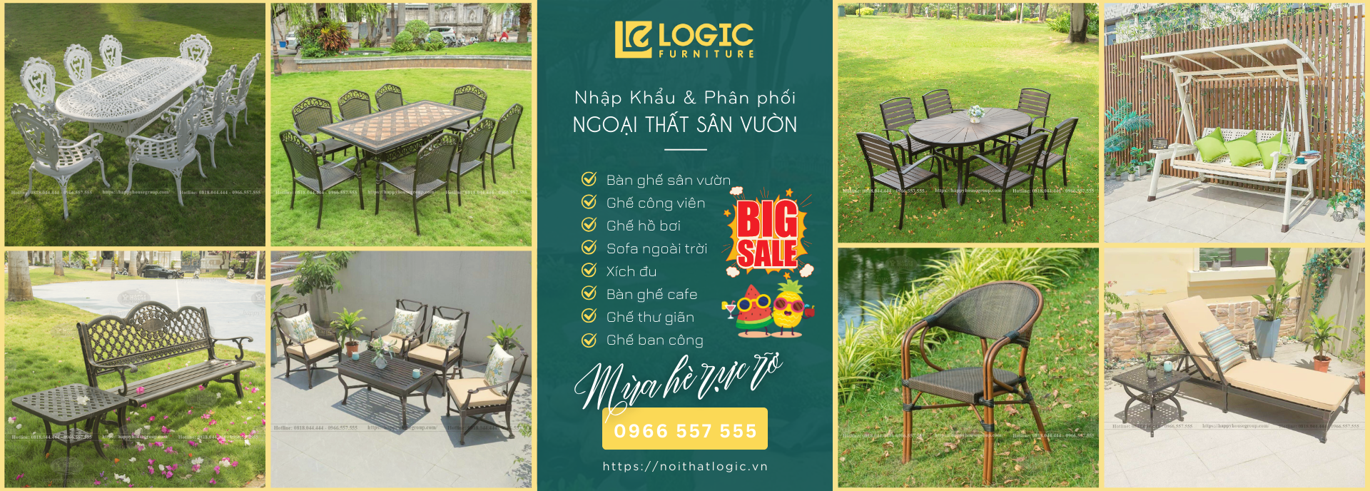 Bàn ghế sân vườn