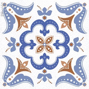 Gạch bông Prime 150x150 mm GB-18001 với 06 lựa chọn họa tiết