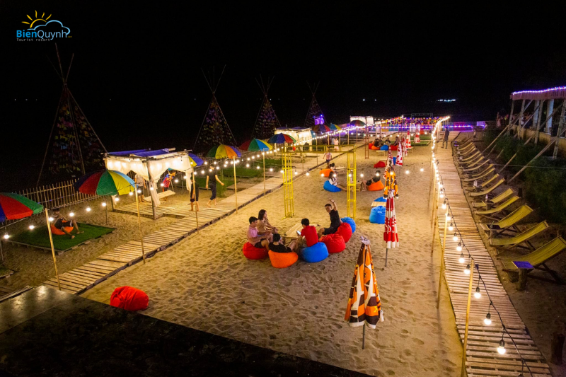 Tối 28/5/2022 Chính thức mở cửa Bar bãi biển tại Biển Quỳnh