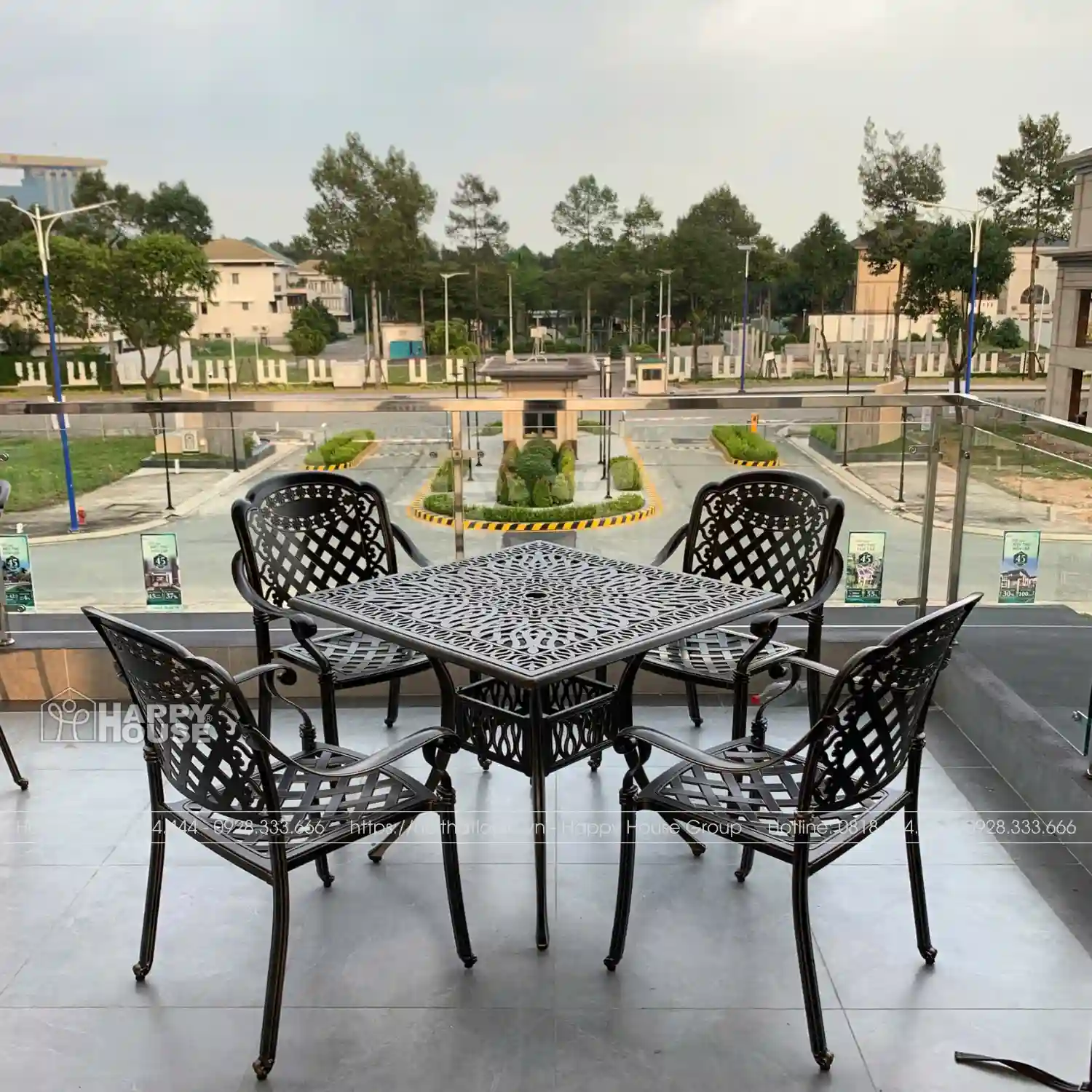 Ghế nhôm đúc sân vườn cao cấp - Xu hướng nội thất nổi bật năm 2025